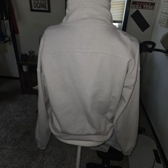 Old Navy Gray Half-Zip Sweatshirt - Picture 4 of 5